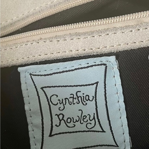 Cynthia Rowley Brown White Python Snakeskin Leather
Satchel Purse - Picture 3 of 6